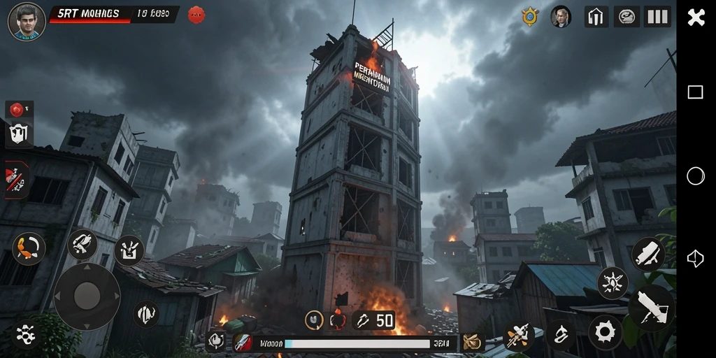 Gameplay menegangkan di 5RT dengan strategi Tower Defense yang menarik.