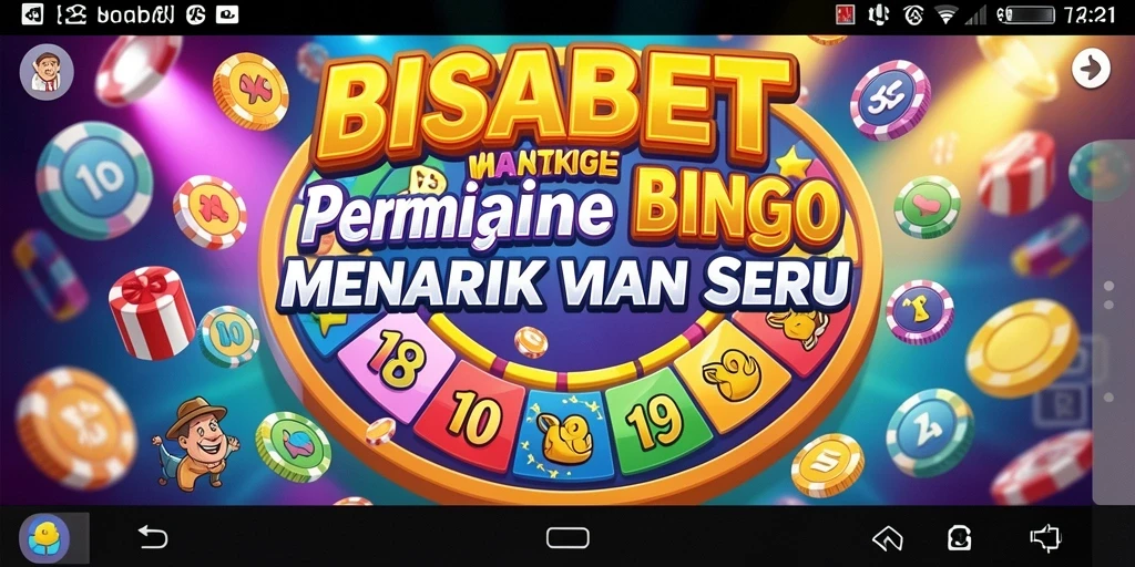 Screenshot BISABET menampilkan aksi seru permainan Bingo.