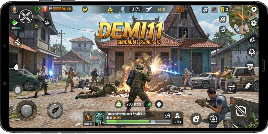 Tangkapan layar <strong>DEMI11</strong> menunjukkan momen seru gameplay Simulation.