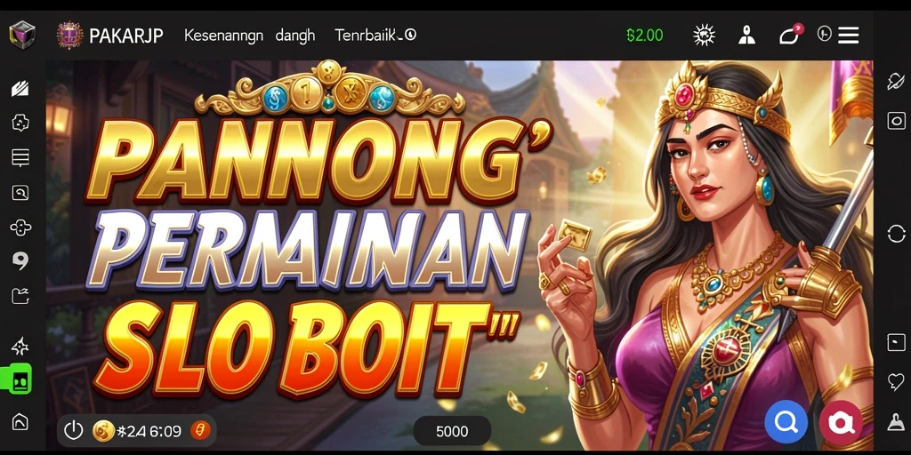 Tampilan gameplay menarik dari PAKARJP dengan berbagai tema slot.