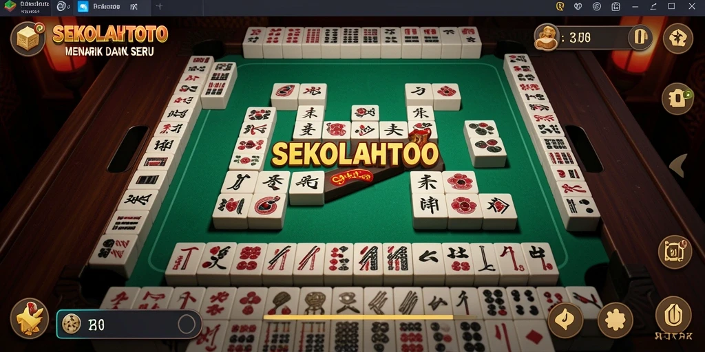 Tampilan gameplay SEKOLAHTOTO yang menarik dan seru.