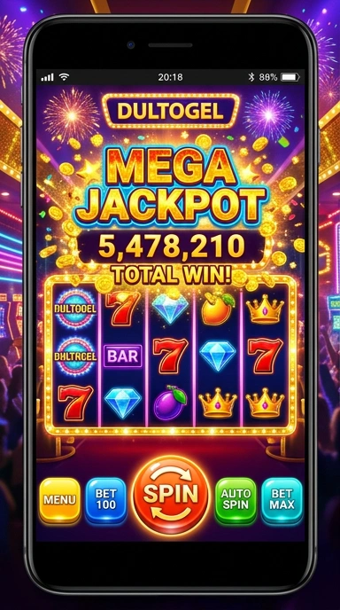 Tampilan antarmuka dultogel yang ramah pengguna.